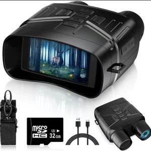 4K Night Vision Binoculars for Adults, 3''can Save Photo S And Video